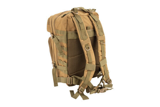 Primary Arms tactical backpack in Tan from back
